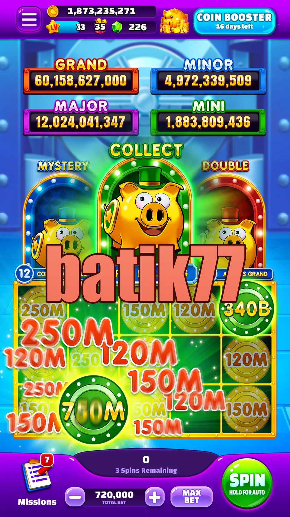 batik77 Tangkapan Layar - APK Resmi